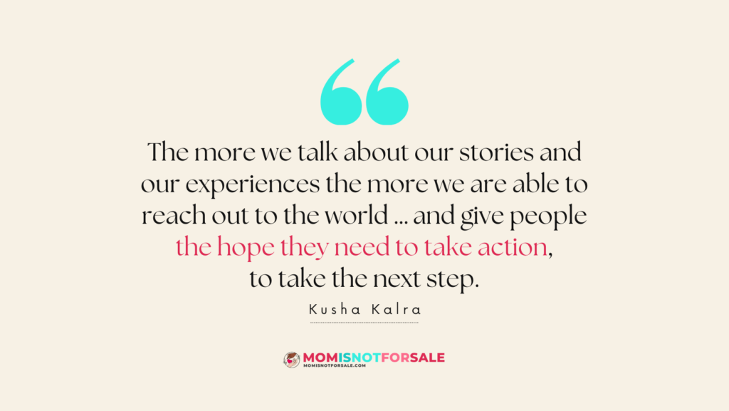 A quote about mother-child connection by Kusha Kalra